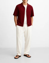 Cabana Maroon Men's Shirt